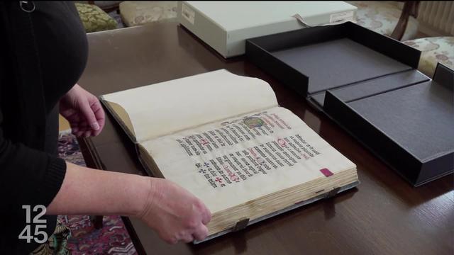 La bibliothèque cantonale jurassienne a retrouvé un manuscrit médiéval vieux de plus de 500 ans