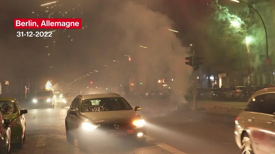 A Berlin, les feux d'artifice du Nouvel An font une trentaine de blessés