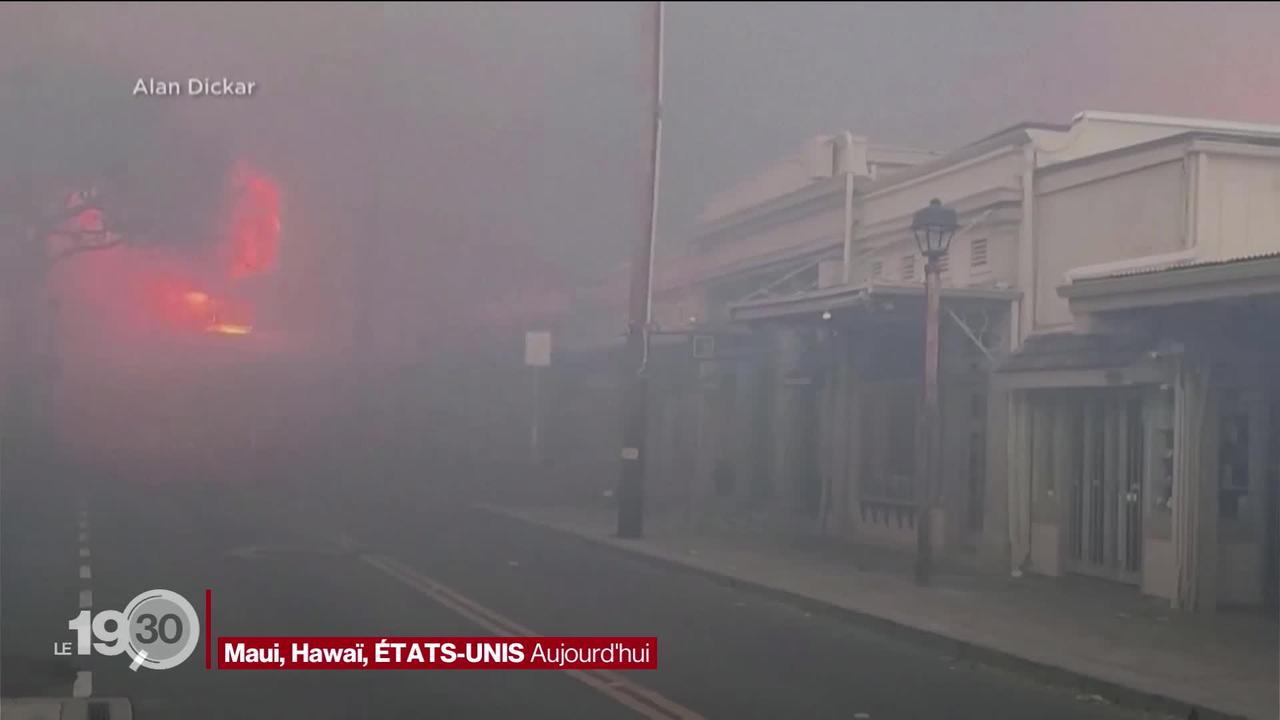 Ravagée par les flammes, Hawaï évacue des touristes et des habitants