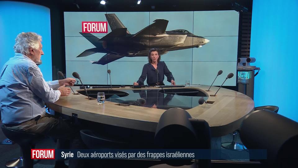 Deux aéroports ont été visés par des frappes israéliennes en Syrie