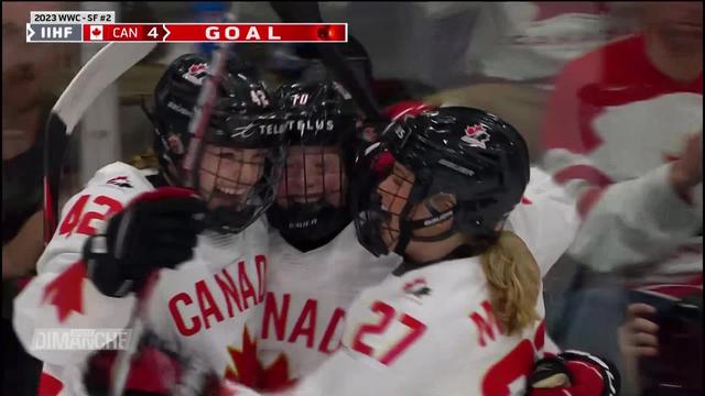 Hockey, Mondial dames: battue par le Canada, la Suisse jouera pour le bronze
