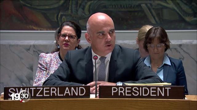Présidant pour la première le Conseil de sécurité de l’ONU, la Suisse plaide pour une meilleure défense des civils dans les conflits armés