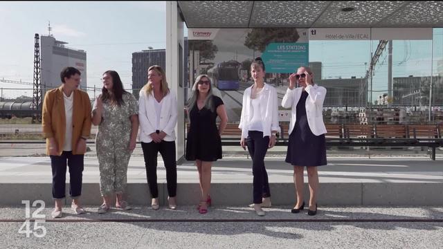 Présentation de la première station de la future ligne de tramway qui reliera le centre-ville de Lausanne à la gare de Renens (VD)