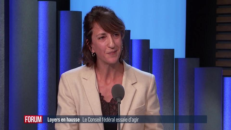 Le Conseil fédéral veut atténuer la hausse des loyers: interview de Jessica Jaccoud