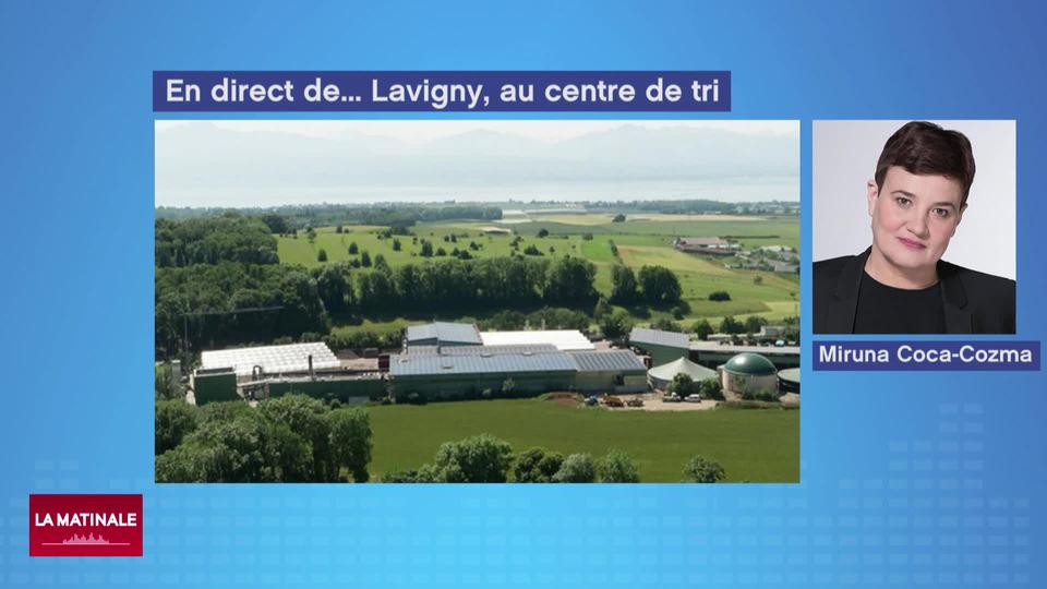 En direct de Lavigny (vidéo) - Le centre de tri des déchets organiques