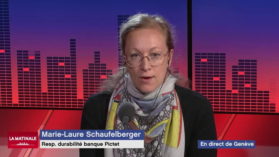 L'invitée de La Matinale (vidéo) - Marie-Laure Schaufelberger, directrice de la stratégie durabilité à la banque Pictet