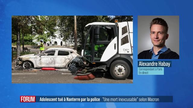 Emmanuel Macron qualifie de "mort inexcusable" le cas de l’adolescent tué à Nanterre par la police