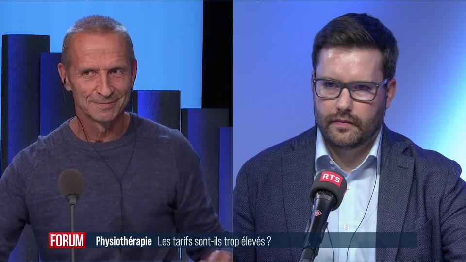 Les tarifs de physiothérapie sont-ils trop bas? Débat entre Thierry Smets et Adrian Kay