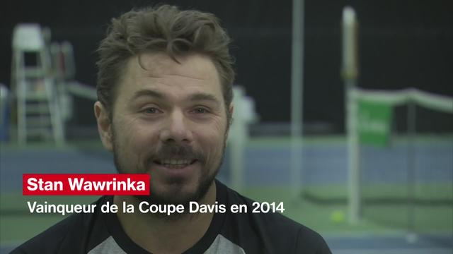Coupe Davis: "C'est toujours très agréable de jouer en équipe" (Stan Wawrinka)