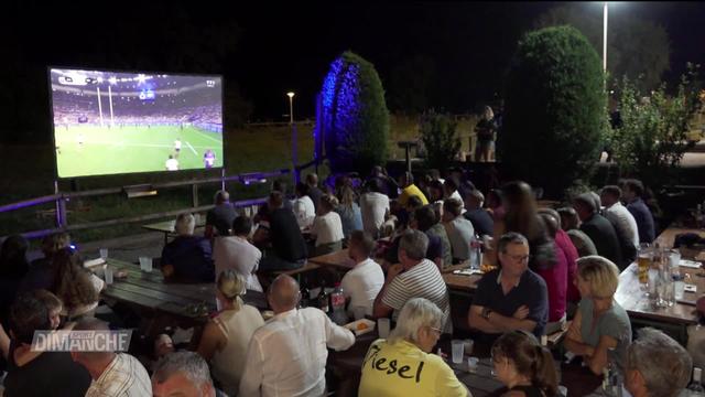 Rugby: point sur l’ambiance au sein de la fanzone d’Avusy, qui a suivi la rencontre d’ouverture de la Coupe du monde