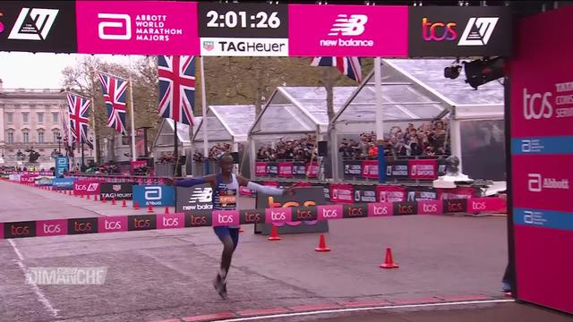 Athlétisme: Le Kényan Kelvin Kiptum a remporté le Marathon de Londres avec le deuxième meilleur temps de l'histoire en 2h.01'27''
