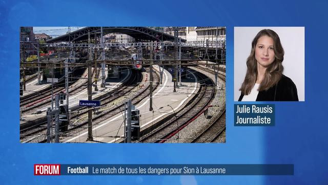 Football: rencontre tendue entre le FC Sion et le FC Stade Lausanne Ouchy à la Pontaise