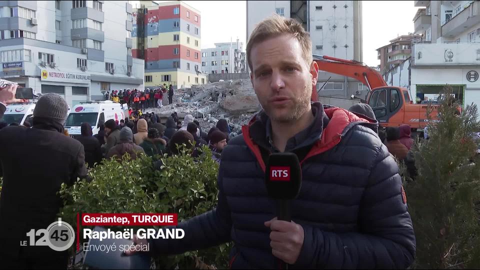 Témoignage sur l'ampleur du séisme avec notre envoyé spécial Raphael Grand à Gaziantep