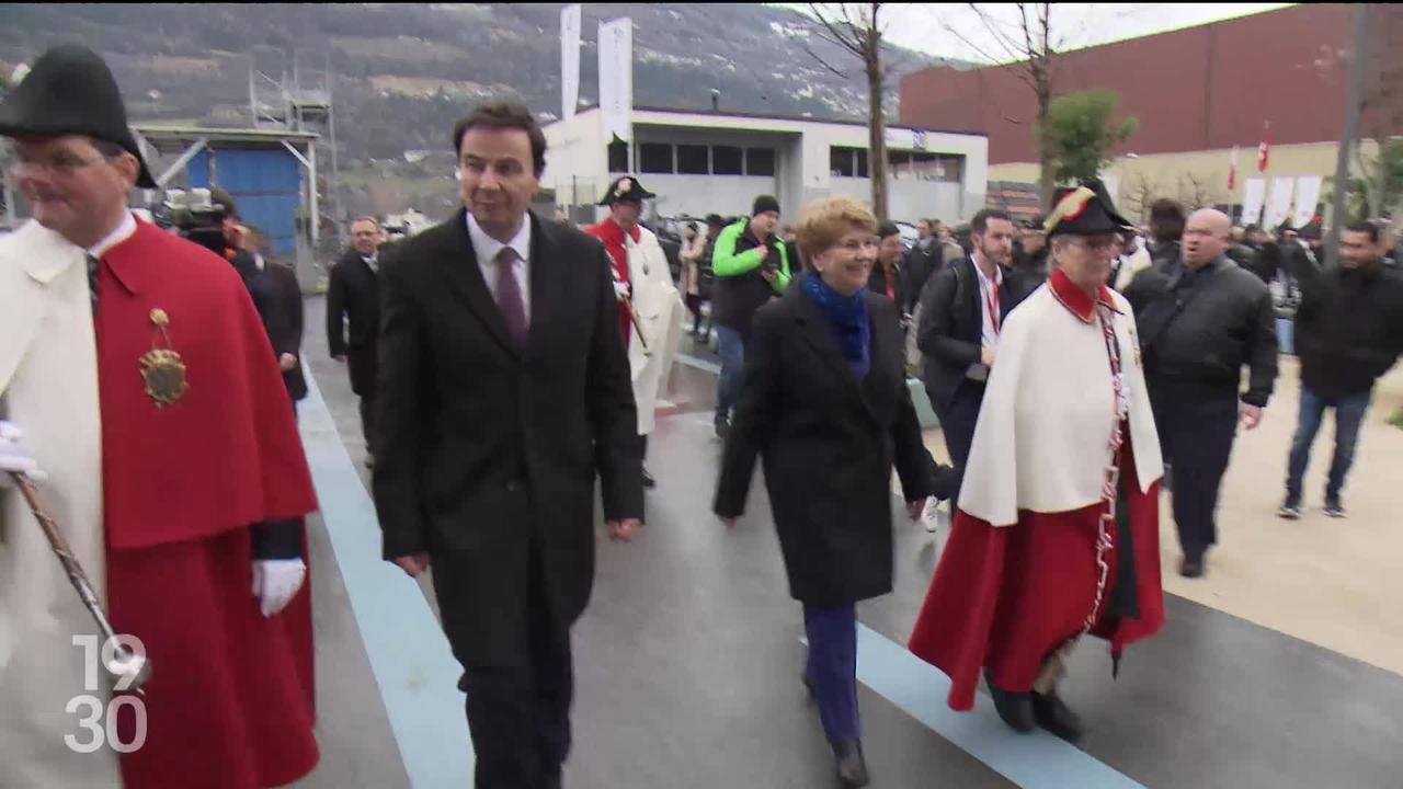 Le Valais a déroulé le tapis rouge pour accueillir la future présidente de la Confédération Viola Amherd