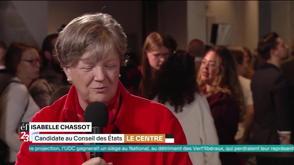 Isabelle Chassot espère continuer à siéger avec Johanna Gapany