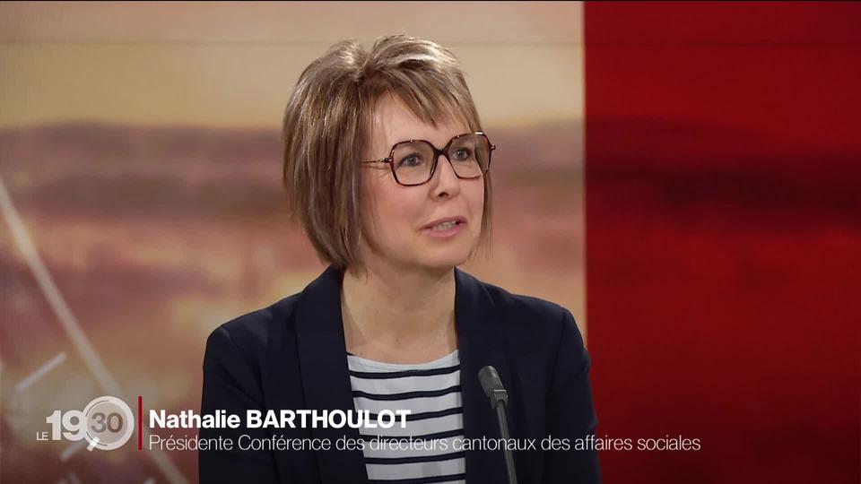 Les explications de Nathalie Barthoulot, Présidente de la Conférence des directeurs cantonaux de l'aide sociale