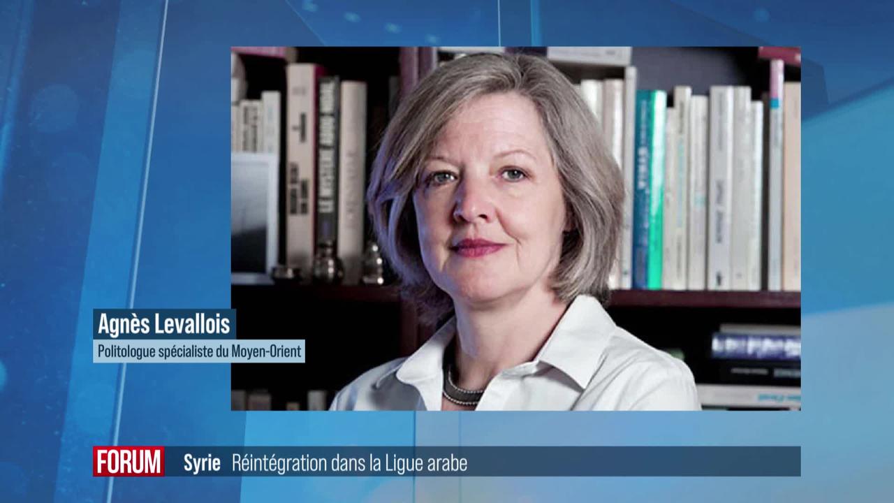 Après en avoir été exclue, la Syrie réintègre la Ligue arabe: interview de Agnès Levallois