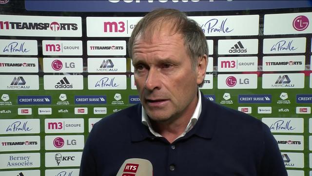 30e journée, Servette - Zurich (4-0): la réaction d'Alain Geiger, entraîneur Servette FC