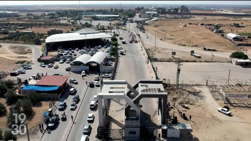 Au sud de la bande de Gaza, le terminal de Rafah a été ouvert pour permettre le transit des binationaux palestiniens et des blessés vers l’Égypte