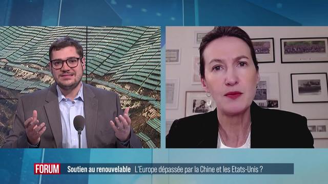 La Chine et les États-Unis pourraient dépasser l’Europe en matière d’énergies renouvelables: interview d’Elvire Fabry