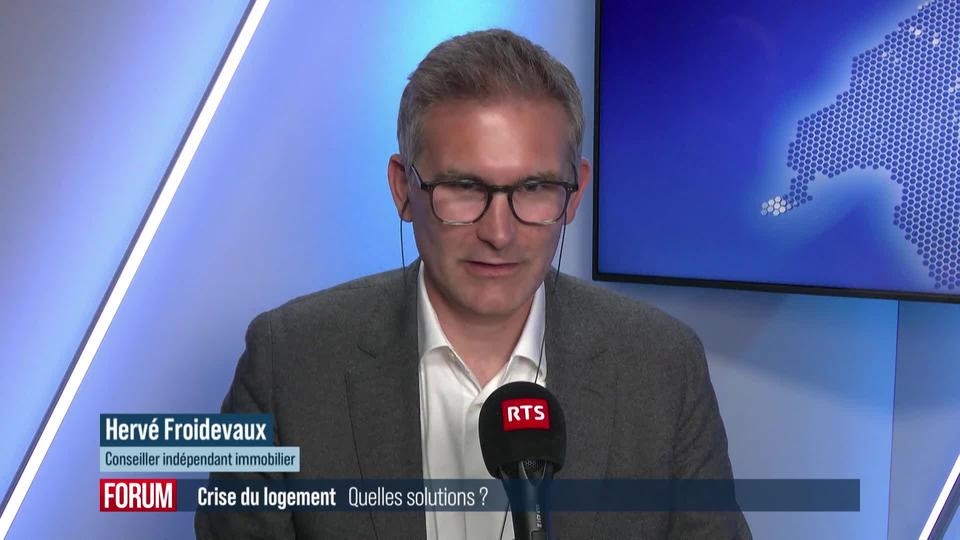 Les tensions immobilières fragilisent les possibilités de logement: interview d’Hervé Froidevaux (vidéo)