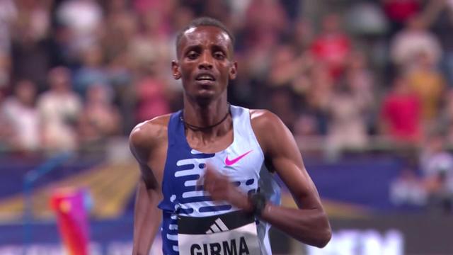 Paris (FRA), 3000m steaple messieurs: Lamecha Girma (ETH) bat le record du monde de plus de 2 secondes