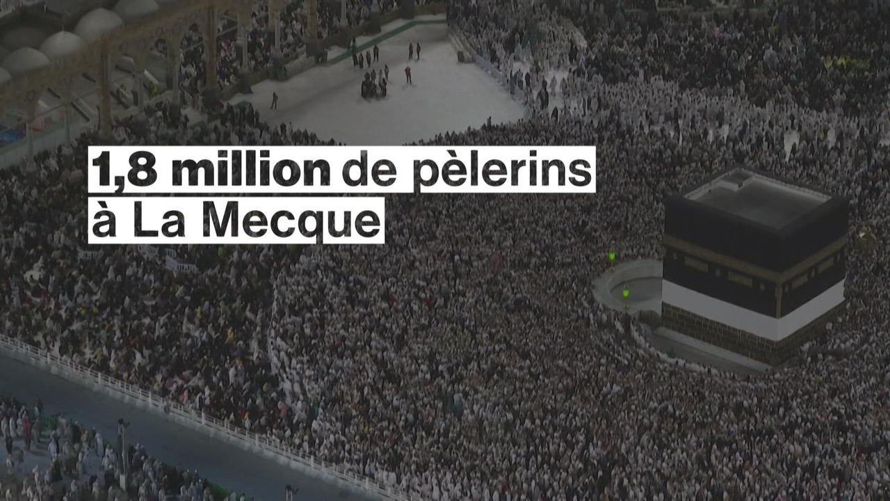 Le grand pèlerinage musulman a rassemblé 1,8 million de fidèles à La Mecque