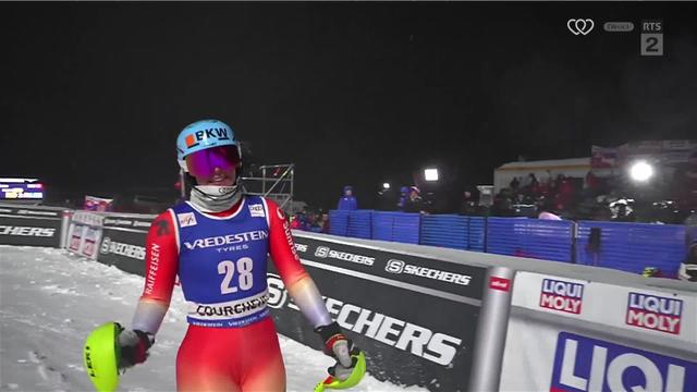 Courchevel (FRA), slalom dames, 2e manche: Elena Stoffel (SUI)