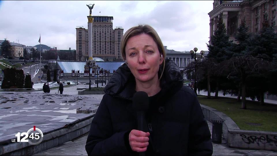 Maurine Mercier, correspondante de la RTS à Kiev, explique que les Ukrainiens attendent beaucoup des pourparlers entre leurs dirigeants et ceux de l'Union européenne