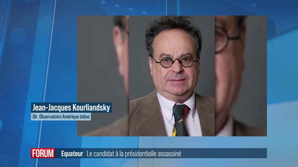 Un candidat à la présidentielle a été assassiné en Équateur: interview de Jean-Jacques Kourliandsky (vidéo)