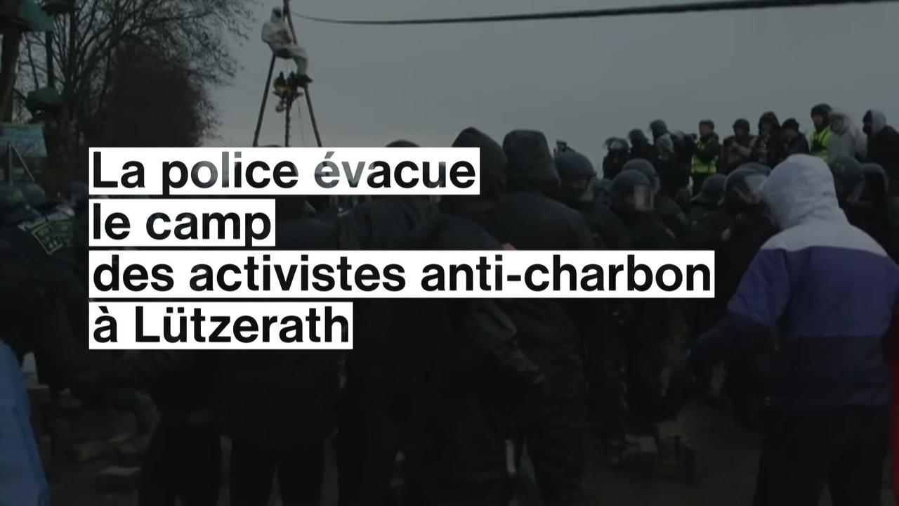 La police commence à évacuer le camp d'activistes anti-charbon à Lützerath