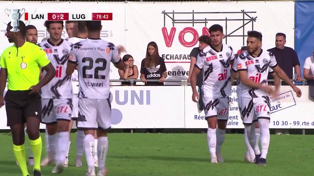 Coupe de Suisse, 16e de finale, Lancy FC – FC Lugano (0-3): les Tessinois éliminent le club genevois et prennent rendez-vous avec les huitièmes