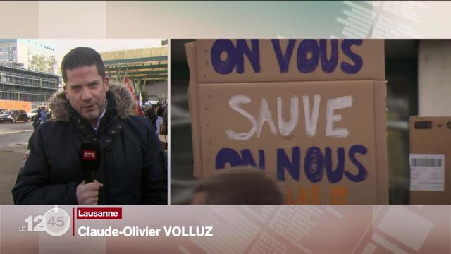 Une nouvelle journée de grève et de manifestations se déroule mardi dans la fonction publique vaudoise. Les précisions de Claude-Olivier Volluz.