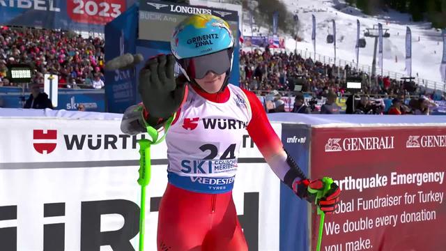 Méribel (FRA), géant dames, 2e manche: la manche de Camille Rast (SUI)