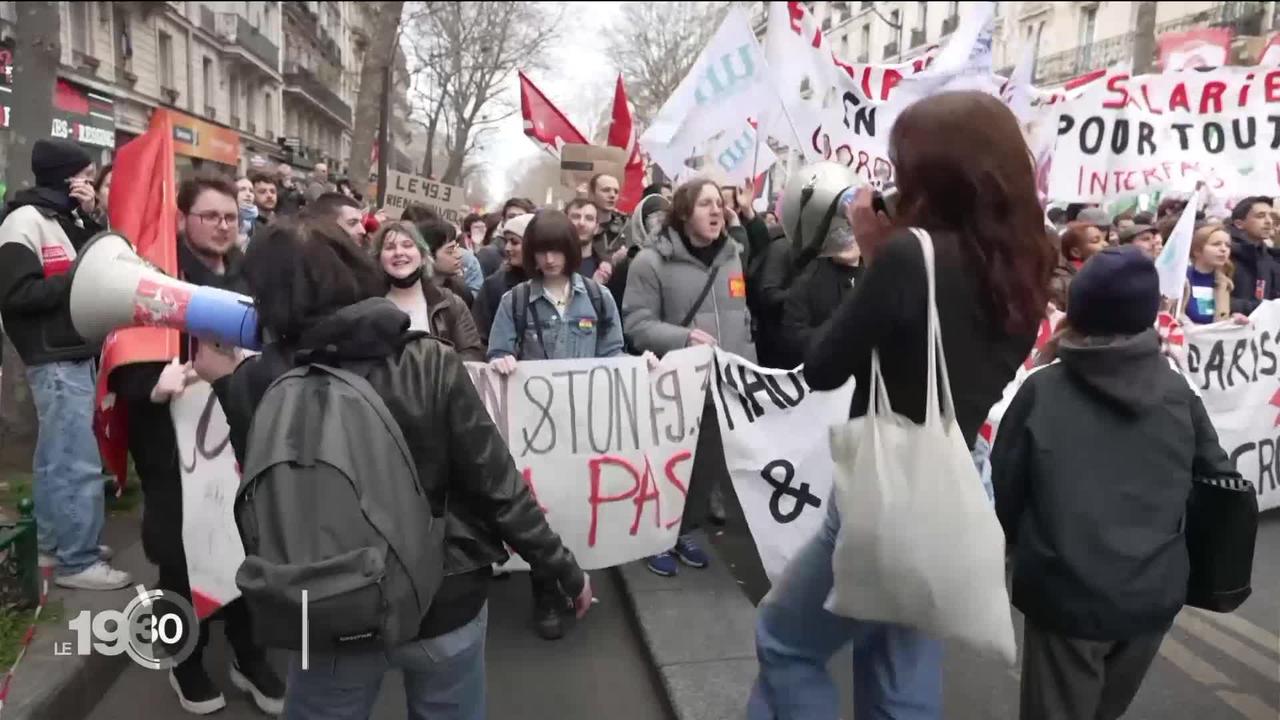 En France, le mouvement de contestation contre la réforme des retraites a pris de l’ampleur chez les étudiants.