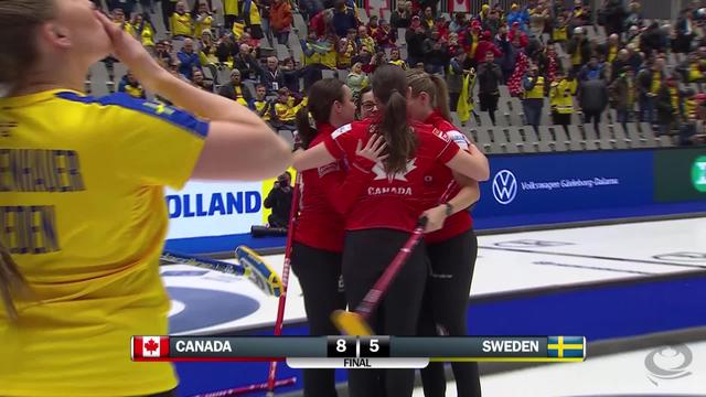 Sandviken (SWE), Canada - Suède (8-5): les Canadiennes remportent la médaille de bronze