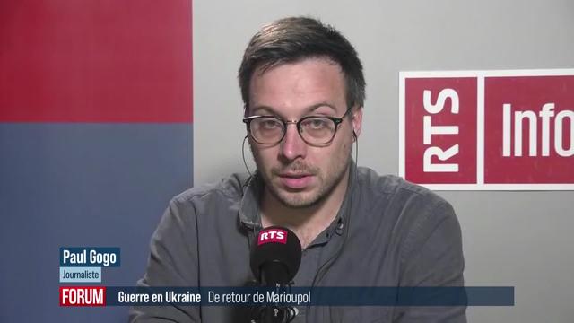 Le sort de Marioupol, ville ukrainienne reprise par les Russes: interview de Paul Gogo