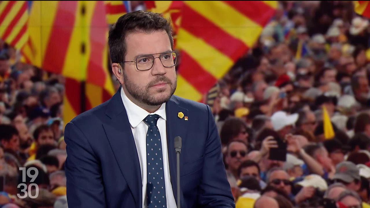 Amnistie des indépendantistes catalans : les explications de Pere Aragonès, Président de la Généralité de Catalogne.