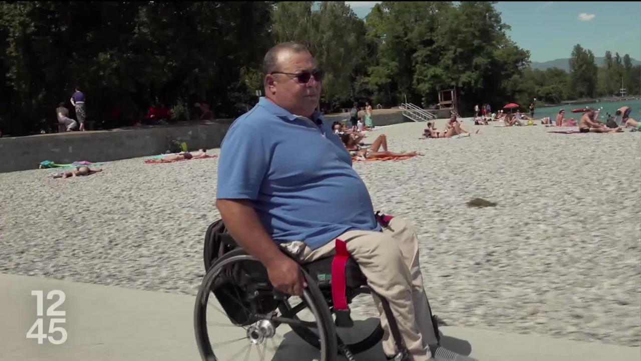 À Versoix, un accès au lac facilité mais pas idéal pour les personnes avec des handicaps