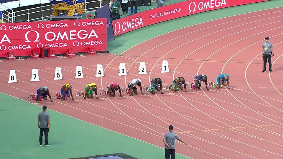 Rabbat (MAR), 100m messieurs: victoire de Fred Kerley en 9'94