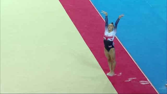 Finales par engins, sol dames: Jessica Gadirova (GBR) déroche sa 4e médaille d’or de ces Européens