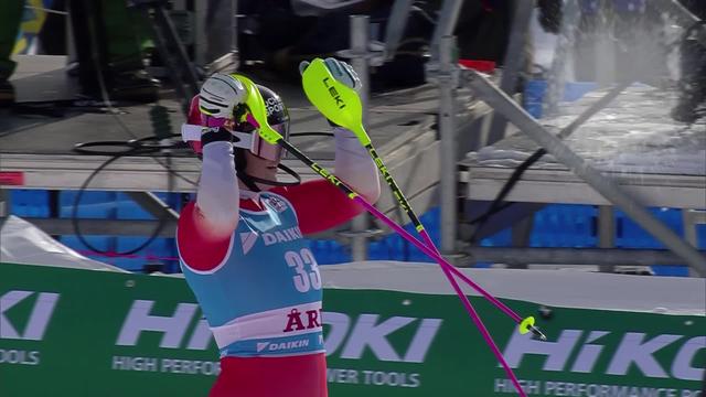 Are (SWE), slalom dames, 2e manche: premier top-15 de l’hiver pour Mélanie Meillard