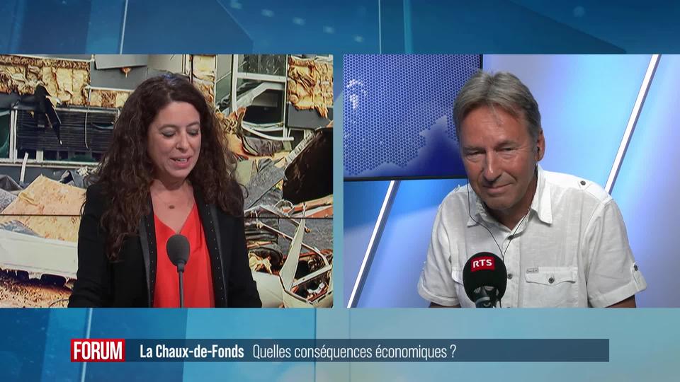 Quelles conséquences économiques après la tempête de La Chaux-de-Fonds? Interview d’Alain Ribaux