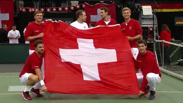 Wawrinka(SUI) offre la victoire et la qualification à la Suisse