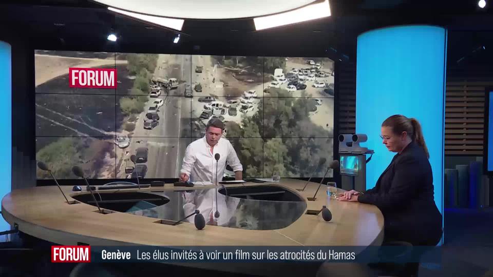 Les élus genevois pourront visionner les images de l'attaque du Hamas: débat entre Paule Mangeat et Joëlle Fiss