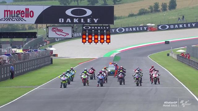 Mugello (ITA), Moto E, Course 1: triplé italien à la maison, Krummenacher (SUI) 5e