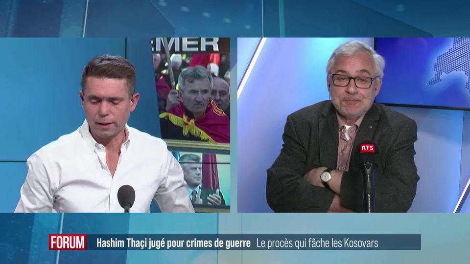 Hashim Thaçi jugé pour crimes de guerre, le procès qui fâche les Kosovars: interview de Jean-Hubert Lebet