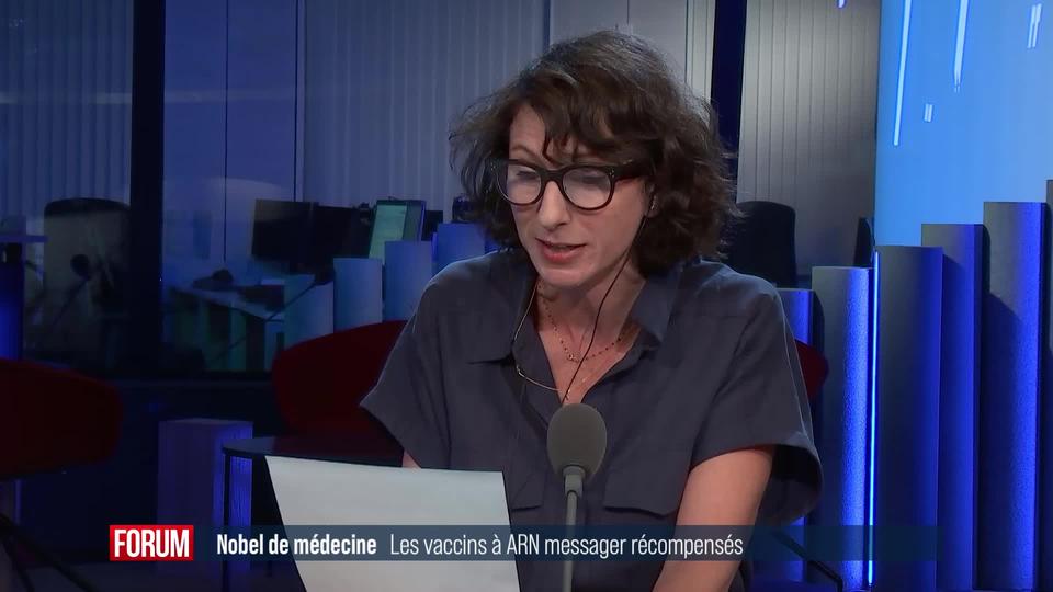 Les vaccins à ARN messagers récompensés par le prix Nobel de la médecine