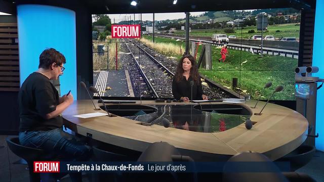 La tempête à La Chaux-de-Fonds a de lourdes répercussions sur le trafic ferroviaire