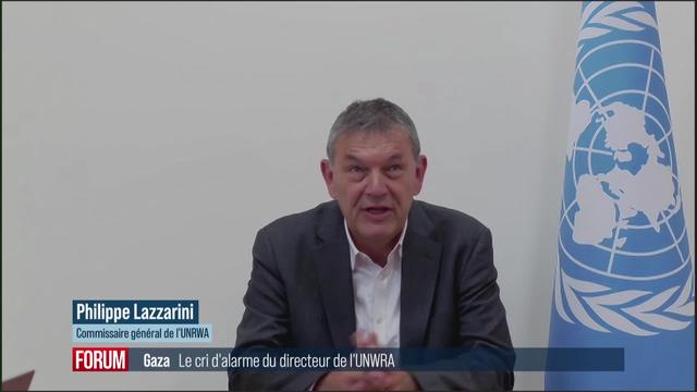 Le cri d’alarme sur la situation de la population réfugiée à Gaza: interview de Philippe Lazzarini (vidéo)